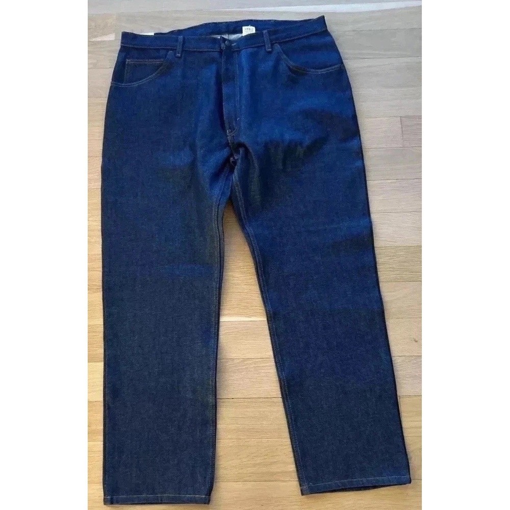 New Men's Key Jeans 5 Pocket Relaxed Fit Heavyweight Denim 42 X 32 Blue 17754